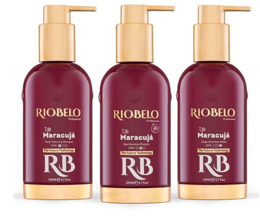 Professional Brazilian hair protein kit from Riobelo
