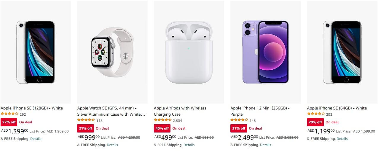 Amazon UAE Coupon - iPhone & AirPods Offers