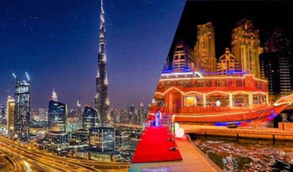 احجز مكانك لليلة رأس السنة 2023 في دبي على Dhow Cruise Dubai Marina & Creek.