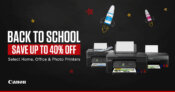 Canon UAE – Back to School deal – Up to 40% OFF on Printers and Ink