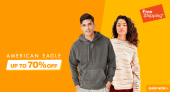Up to 70% discount on American Eagle fashion from Jumia Egypt