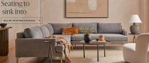Furniture discounts from West Elm: 25 – 40% discount + 5% discount using the code